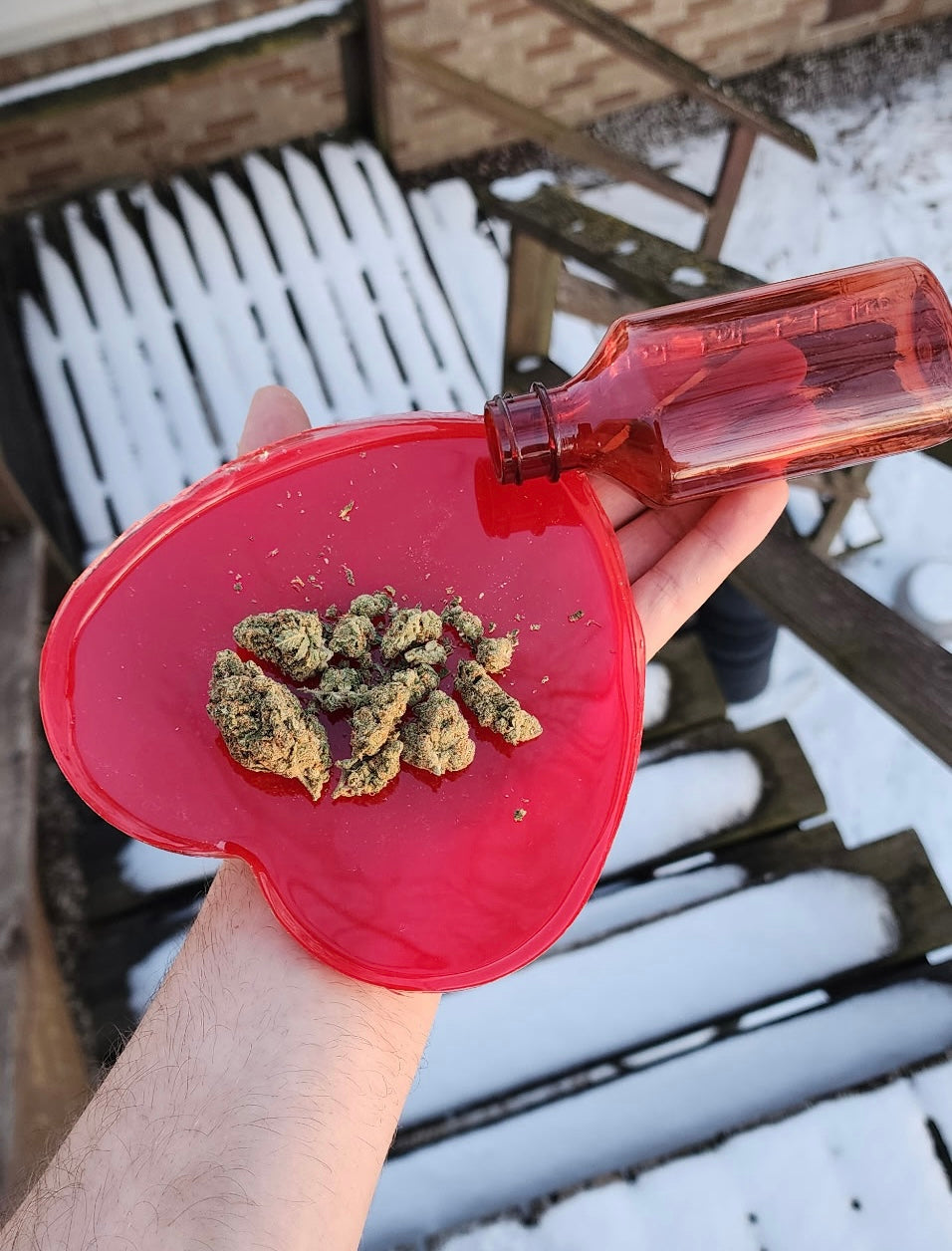 Heart Spill Rolling Tray