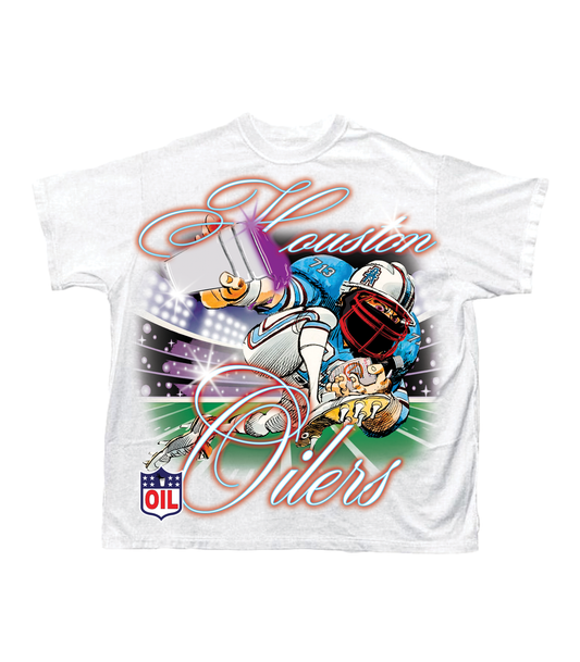 Houston Oilers White Tee