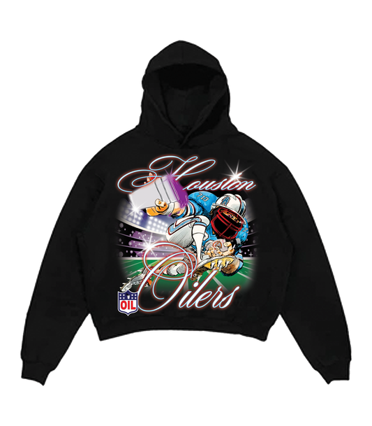Houston Oilers Black Hoodie